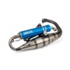 Auspuff Yasuni C16 Minarelli stehend Blau