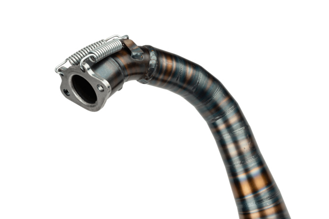Auspuff Yasuni C16 Minarelli stehend Blau