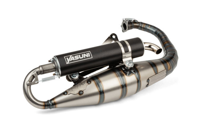 Auspuff Yasuni C16 Minarelli stehend schwarz