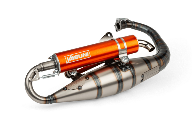 Auspuff Yasuni C16 Minarelli stehend Orange