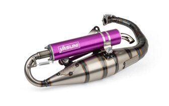 Auspuff Yasuni C16 Minarelli stehend Lila