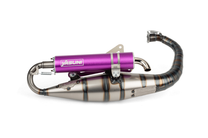 Auspuff Yasuni C16 Minarelli stehend Lila