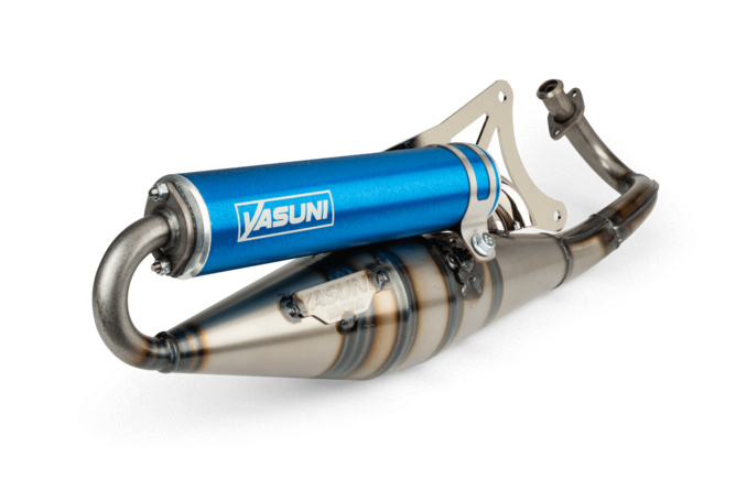Auspuff Yasuni Z Piaggio Blau