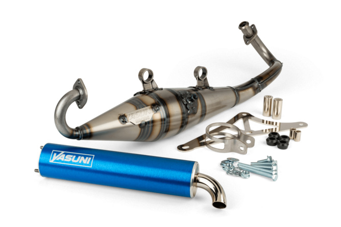 Auspuff Yasuni Z Piaggio Blau