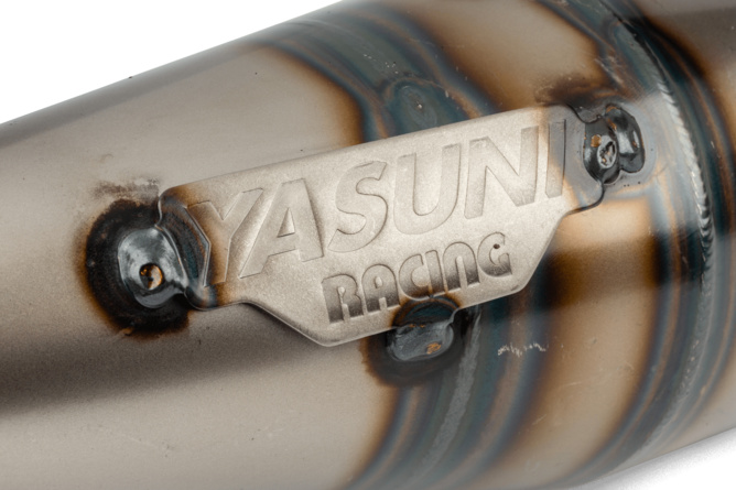 Auspuff Yasuni Z Piaggio Blau