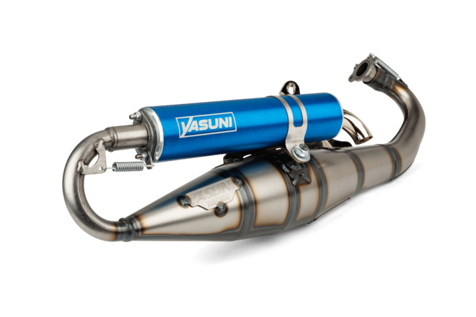 Auspuff Yasuni C16 Piaggio Blau