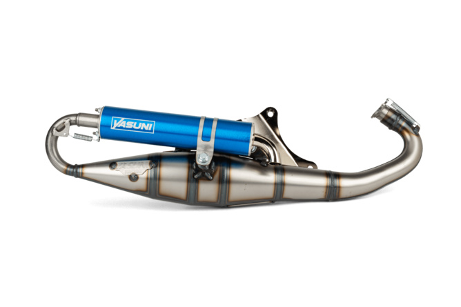 Auspuff Yasuni C16 Piaggio Blau