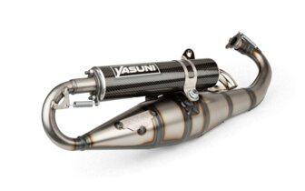 Pot d'échappement Yasuni Carrera 16 Piaggio Zip carbone Black Edition