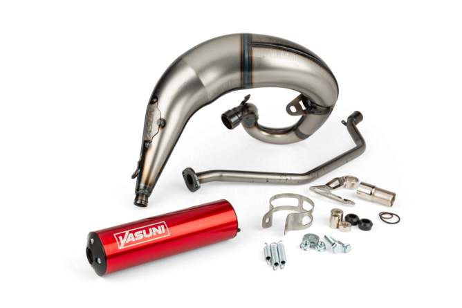 Pot d'échappement Yasuni Cross ML Sherco SM-R 50 Rouge