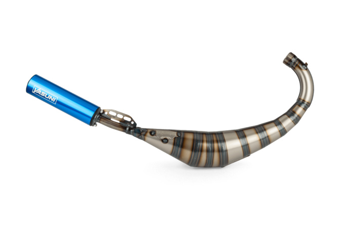 Auspuff Yasuni R3 AM6 / Derbi Blau