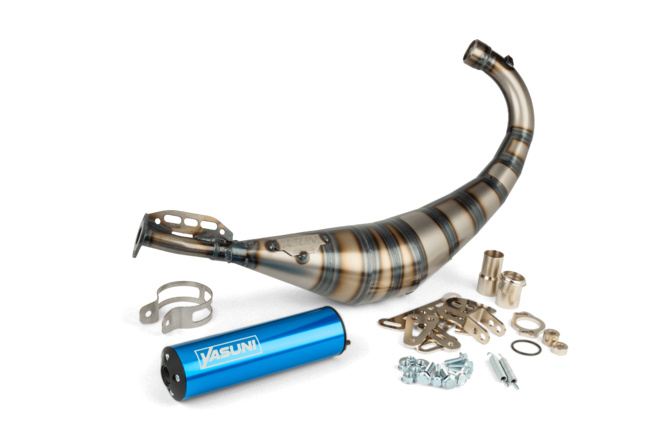 Auspuff Yasuni R3 AM6 / Derbi Blau