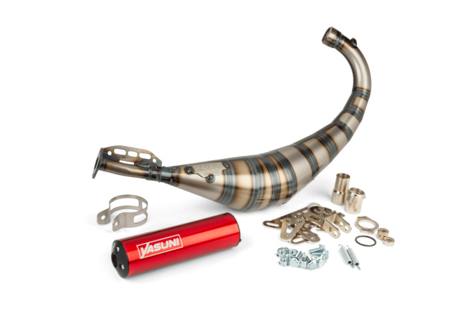 Exhaust Yasuni R3 AM6 / Derbi Red