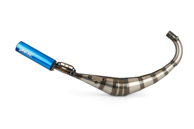 Auspuff Yasuni R2 AM6 / Derbi Blau