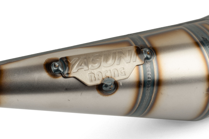 Auspuff Yasuni R2 AM6 / Derbi Blau