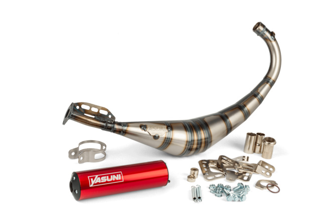 Scarico Yasuni R2 AM6 / Derbi Rosso