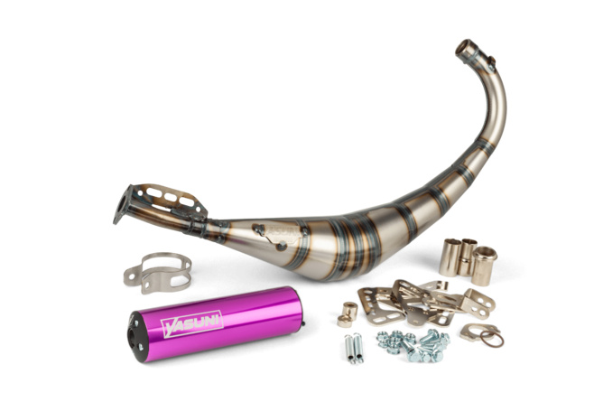 Auspuff Yasuni R2 AM6 / Derbi Lila