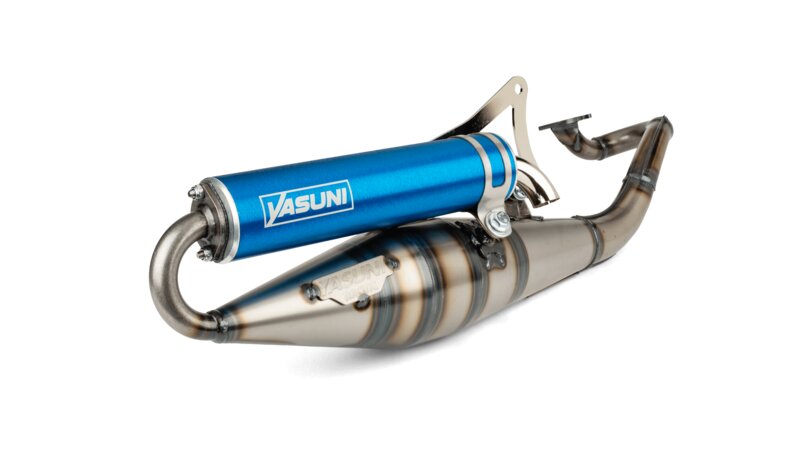 Exhaust Yasuni Z Minarelli horizontal Blue | MAXISCOOT
