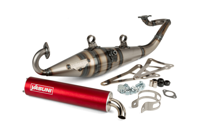 Exhaust Yasuni Z Minarelli horizontal red