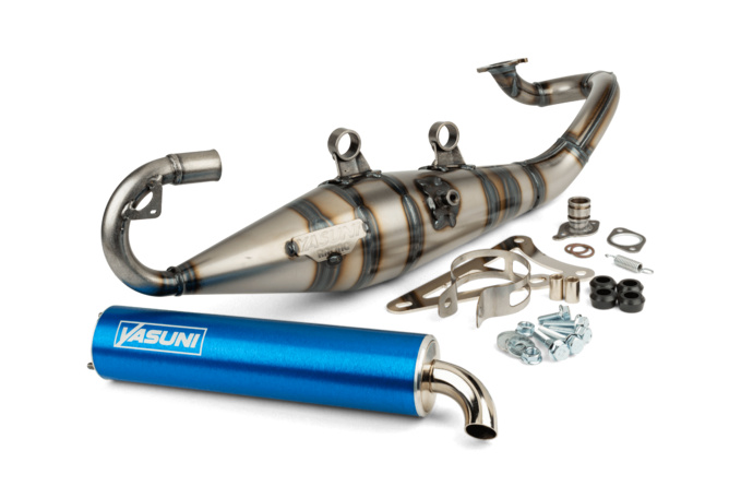 Exhaust Yasuni R-Pro Minarelli horizontal Blue