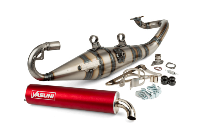 Auspuff Yasuni R-Pro Minarelli liegend Rot