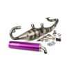 Auspuff Yasuni R-Pro Minarelli liegend Lila