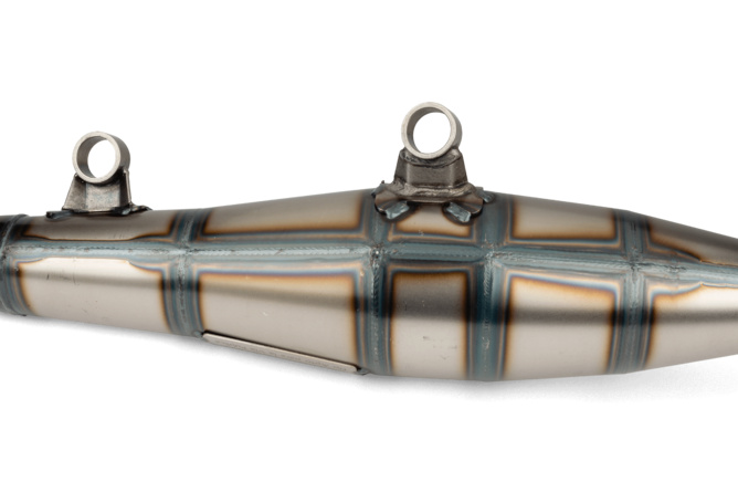 Auspuff Yasuni C16 Minarelli liegend Blau