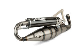 Pot d'échappement Yasuni Carrera 16 MBK Nitro carbone Black Edition