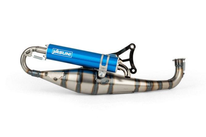 Auspuff Yasuni C21 Minarelli liegend Blau
