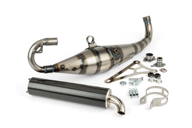 Auspuff Yasuni C21 Minarelli liegend carbon