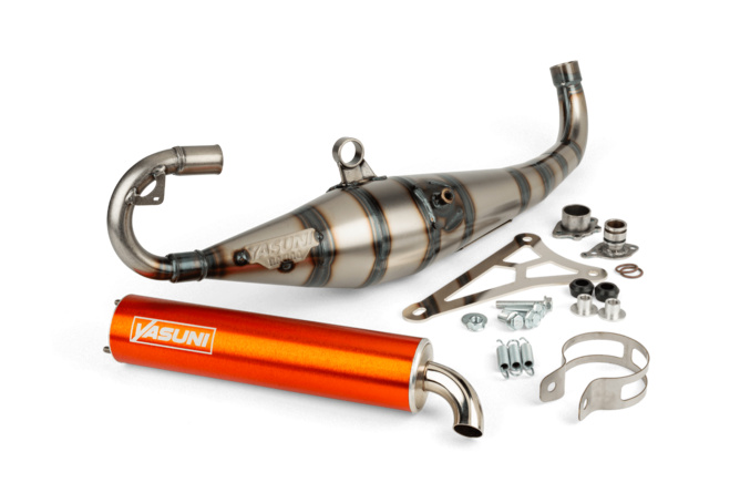 Auspuff Yasuni C21 Minarelli liegend Orange