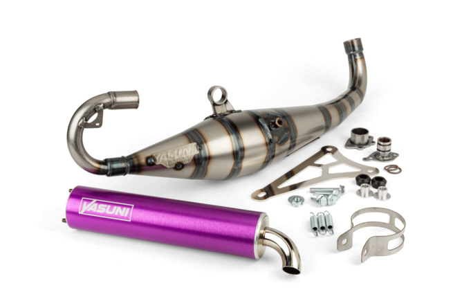 Exhaust Yasuni C21 Minarelli horizontal Purple