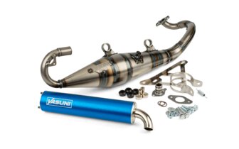 Exhaust Yasuni R-Pro Peugeot liegend / Morini Blue