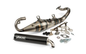 Exhaust Yasuni R-Pro Peugeot liegend / Morini Black