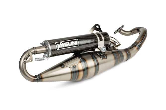 Exhaust Yasuni R-Pro Peugeot liegend / Morini Carbon