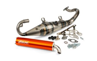 Exhaust Yasuni R-Pro Peugeot liegend / Morini Orange