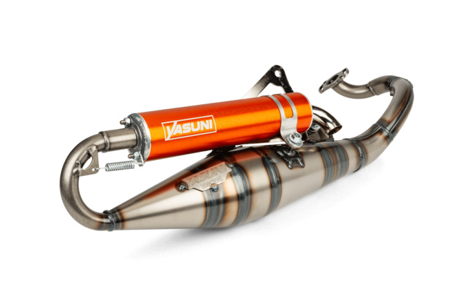 Exhaust Yasuni R-Pro Peugeot liegend / Morini Orange