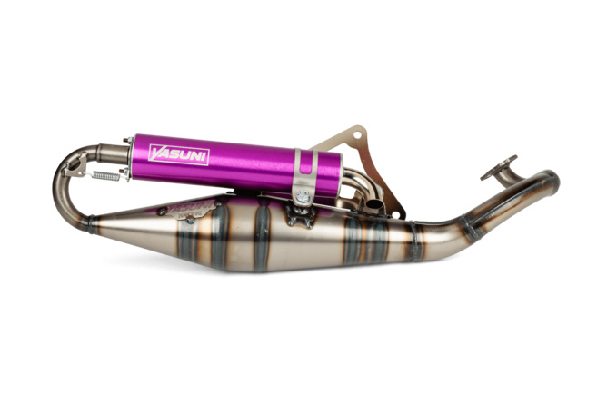 Exhaust Yasuni R-Pro Peugeot liegend / Morini Purple