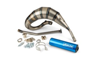 Exhaust Yasuni Cross HM Derbi Senda Blue