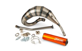 Exhaust Yasuni Cross HM Derbi Senda Orange