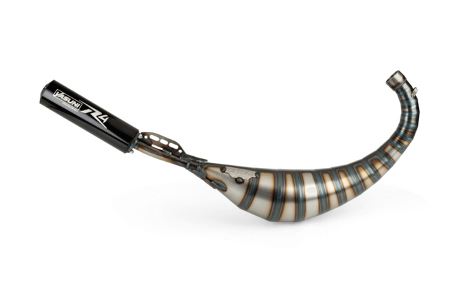 Auspuff Yasuni R4 Derbi Schwarz