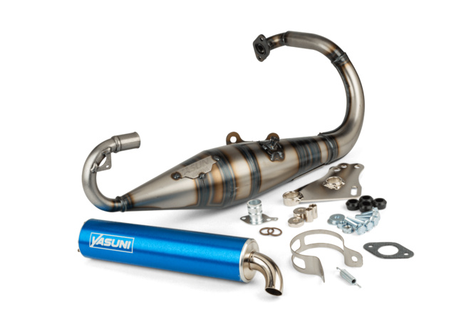 Auspuff Yasuni R-Pro Peugeot stehend Blau