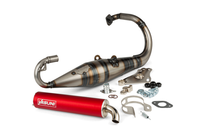 Auspuff Yasuni R-Pro Peugeot stehend Rot
