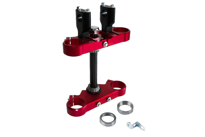 Triple Tree 45/48mm w/ handlebar clamps 1 screw YCF Pit Bike / Dirt Bike red