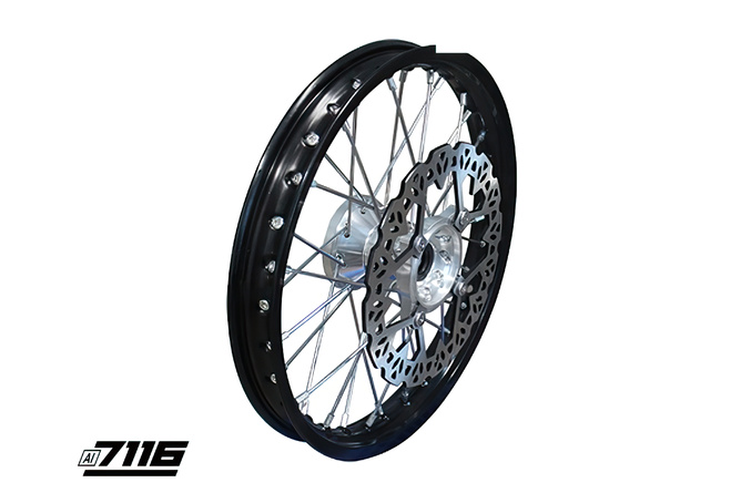 Front Wheel aluminium 1.4x14" - CNC hub w/ disc YCF Factory Pit Bike