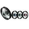 Rear Wheel aluminium 1.85x14" - CNC hub w/ disc + sprocket YCF Factory Pit Bike
