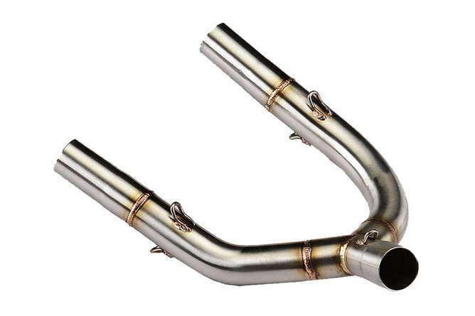 Twin Full Exhaust Header Pipe mid-section YCF Factoy for YCF Factory SP