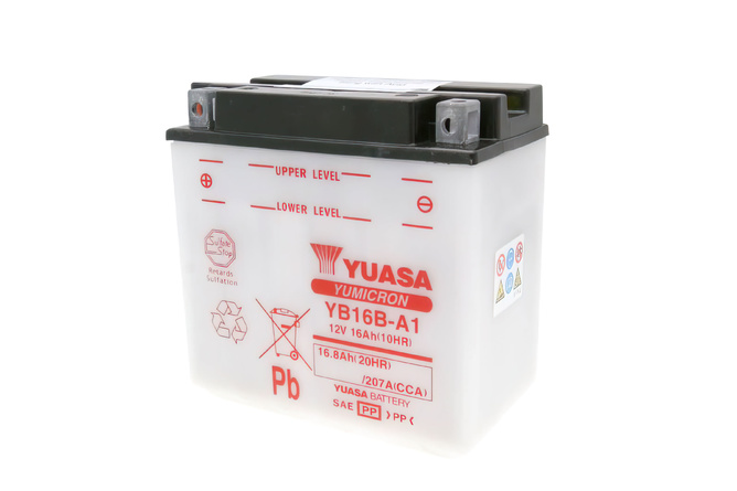 Batterie Yuasa YuMicron YB16B-A/A1 (wird ohne Säurepack geliefert)
