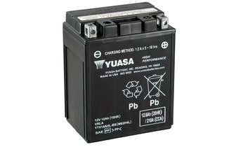 Batería Yuasa YTX14AHL-BS DRY MF Sin Mantenimiento Listo para Usar