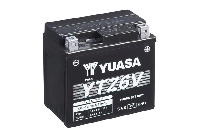 Starterbatterie wartungsfrei Yuasa 12 Volt 5 Ah 115x70x105mm