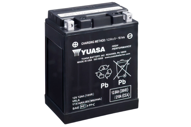 Batteria Senza manutenzione Yuasa 12 Volt 12 Ah 135x90x165mm